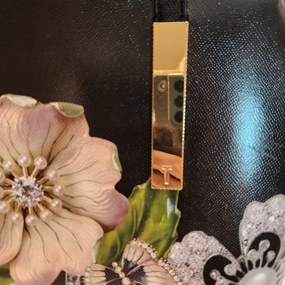 Ted Baker London Black Floral Tote - Picture 3 of 9